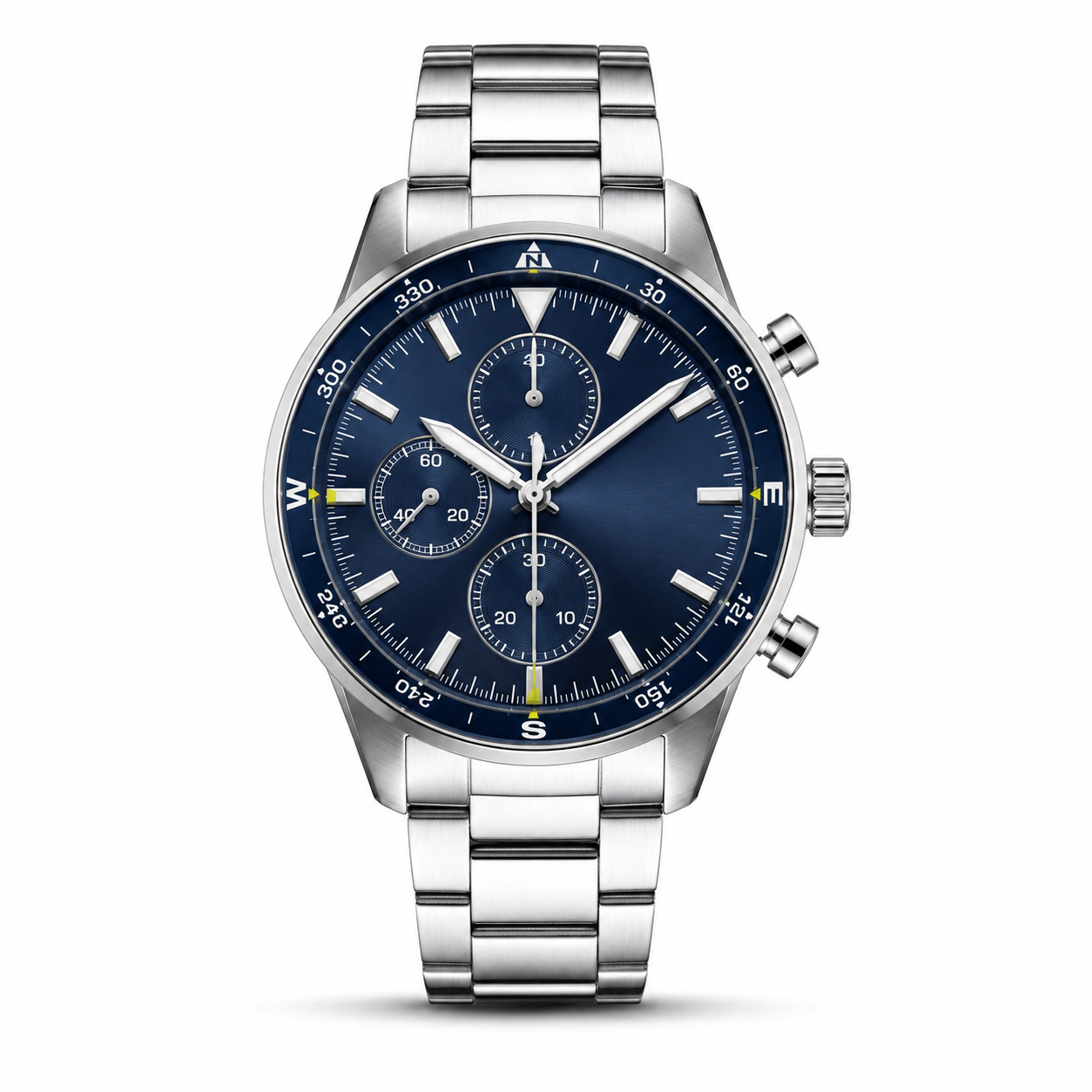 Steel Chronograph Blue